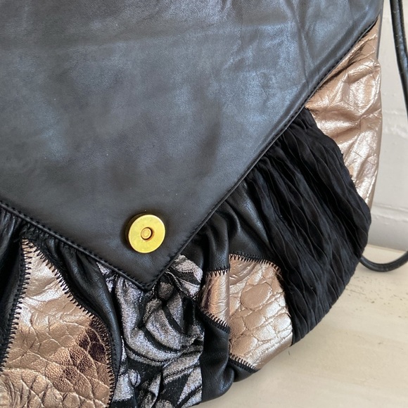 1980’s Metallic Disco Cool Shoulder Purse Clutch - Picture 6 of 9